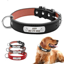 Load image into Gallery viewer, Personalized PU Leather Dog Collar
