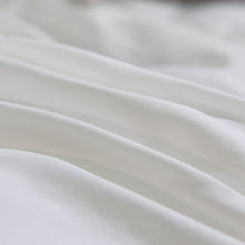 Load image into Gallery viewer, Mazeyna White Silver Silk Cotton Luxury Butterfly Duvet Cover set
