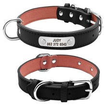 Load image into Gallery viewer, Personalized PU Leather Dog Collar
