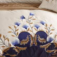 Load image into Gallery viewer, Zaydena Luxury Embroidered Egyptian Cotton Duvet Cover Set
