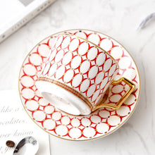 Charger l&#39;image dans la galerie, Arkanola Gold Inlay Porcelain Bone China Tea/Coffee Set
