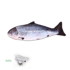 Cat Electric Fish Simulation Kitten Swing Dancing Catnip Toy