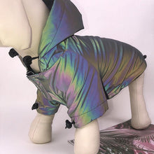 Load image into Gallery viewer, Flashy Glossy Dog Hoodie Waterproof Jacket

