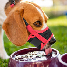 Load image into Gallery viewer, Mesh Nylon Dog Anti-Biting Training Muzzle

