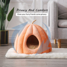 Load image into Gallery viewer, Cute Pumpkin Cat Nest House

