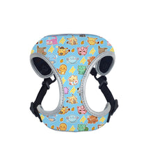 Load image into Gallery viewer, Reflective Anime Adjustable Blue Pikachu Cute Dog Harness and Leash
