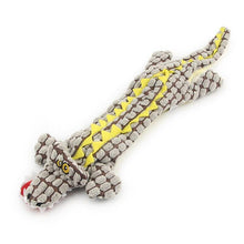 Load image into Gallery viewer, Crocodile Flat Squeaker Toy
