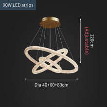 Load image into Gallery viewer, Jillian Sculptural LED Three Tier Crystal Chandelier
