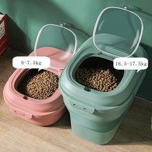 Load image into Gallery viewer, Large Pet Dog Cat Foldable Food Storage Bucket
