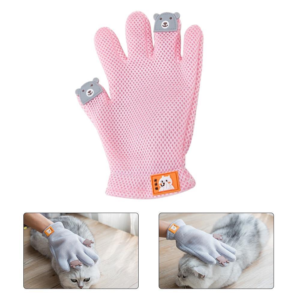 Pet De-shedding Glove Brush Cat Comb Dog Hair Tool