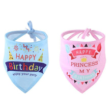 Load image into Gallery viewer, Cute Pet Dog Cat Birthday Bandanas
