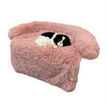 Load image into Gallery viewer, Washable Pet Sofa Couch Dog Bed Calming Blanket Bed
