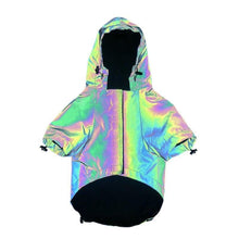 Load image into Gallery viewer, Flashy Glossy Dog Hoodie Waterproof Jacket
