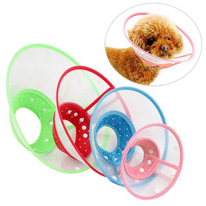 Pet Cone Cat Adjustable Protective Mesh Collar