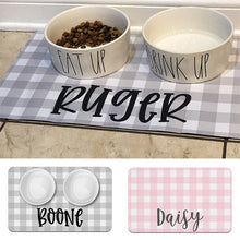Load image into Gallery viewer, Custom Pet Feeding Placemat Waterproof Dog Food Pad
