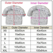Load image into Gallery viewer, Washable Pet Sofa Couch Dog Bed Calming Blanket Bed
