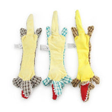 Load image into Gallery viewer, Crocodile Flat Squeaker Toy
