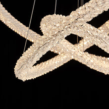 Load image into Gallery viewer, Jillian Sculptural LED Three Tier Crystal Chandelier
