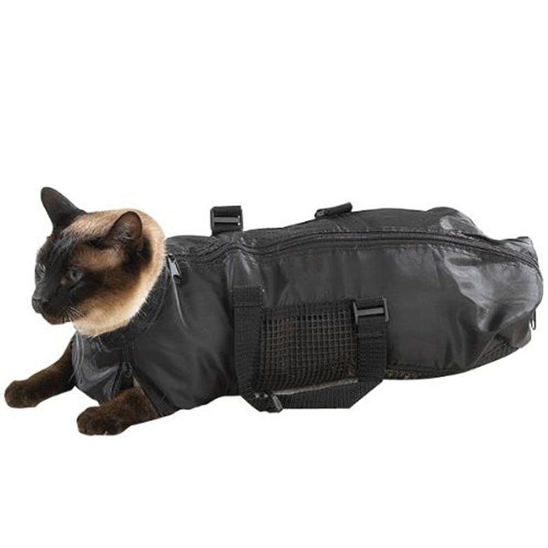 Cat Nail Clipping Cleaning Grooming Restraint Bag No Scratching Biting for Bathing