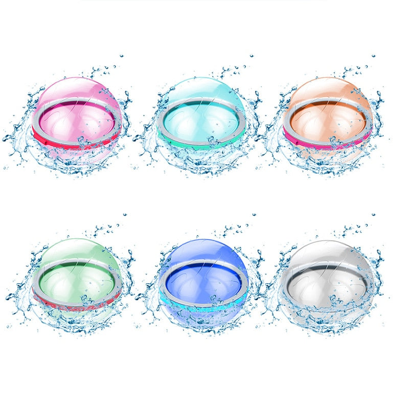 Magnetic Reusable Water Balloons - Quick Fill Self-Sealing Splash Balls for Swimming Pool Games