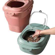 Load image into Gallery viewer, Large Pet Dog Cat Foldable Food Storage Bucket
