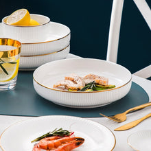 Load image into Gallery viewer, Ocula White Luxury Dinnerware Set
