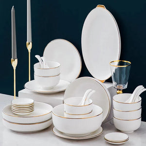 Ocula White Luxury Dinnerware Set