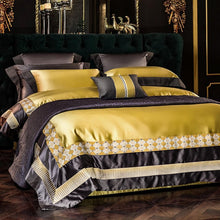 Charger l&#39;image dans la galerie, Amarilla Embroidery Egyptian Cotton Duvet Cover Set
