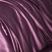 Load image into Gallery viewer, Eloise Japanese Violet Luxury Pure Mulberry Silk Bedding Set
