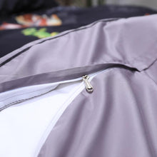 Charger l&#39;image dans la galerie, Aida Black Egyptian Cotton Duvet Cover Set
