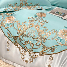 Load image into Gallery viewer, Domitia Flemish Sky Embroidery Egyptian Cotton Duvet Cover Set
