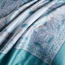 Charger l&#39;image dans la galerie, Aurelie Ocean Inspired Printed Silky Egyptian Cotton Duvet Cover Set
