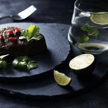Load image into Gallery viewer, Zebok Natural Slate Plate
