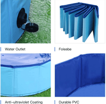 Load image into Gallery viewer, Foldable Pet Collapsible Swimming Pool
