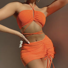 Cargar imagen en el visor de la galería, Simona Three Piece Bikini Set - Abundance Boutique
