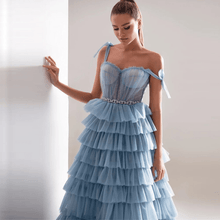 Load image into Gallery viewer, Tulle Frill-Layered Gown - Abundance Boutique
