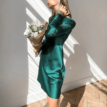 Load image into Gallery viewer, Inga Satin Dress - Abundance Boutique
