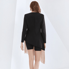 Load image into Gallery viewer, Aces Tasseled Blazer-Dress - Abundance Boutique
