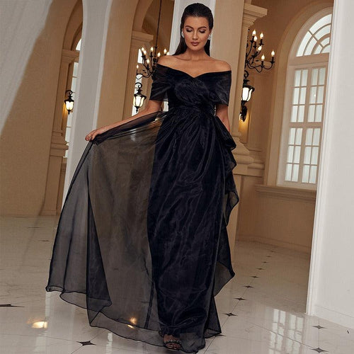 Wynn Off Shoulder Maxi Dress - Abundance Boutique