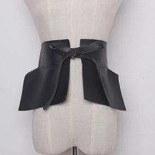 Load image into Gallery viewer, Faux Leather Bow Belt - Abundance Boutique
