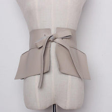 Load image into Gallery viewer, Faux Leather Bow Belt - Abundance Boutique
