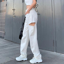 Load image into Gallery viewer, Dakota Loose High-waisted Denim Pants - Abundance Boutique

