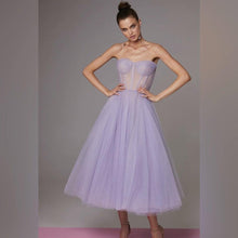 Load image into Gallery viewer, Strapless Puffy Midi Dress - Abundance Boutique
