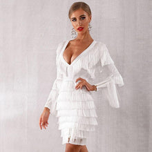 Load image into Gallery viewer, Dondi Fringed Mini Dress - Abundance Boutique
