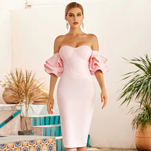 Load image into Gallery viewer, Jasenia Corset Midi Dress - Abundance Boutique
