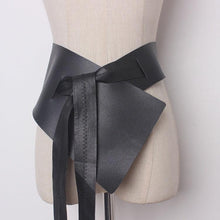 Load image into Gallery viewer, Irregular Faux Leather Bowknot Belt - Abundance Boutique
