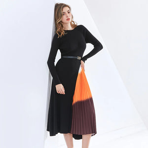 Nadelle Knitting Pleated Dress - Abundance Boutique