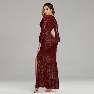 Elegant Sequins Dress - Abundance Boutique