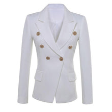 Load image into Gallery viewer, PENELOPE DOUBLE-BREASTED BLAZER IN WHITE - Abundance Boutique
