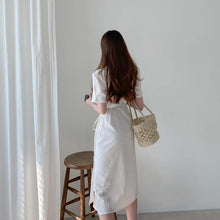 Load image into Gallery viewer, V-Neck Short Sleeve Elegant Dress - Abundance Boutique
